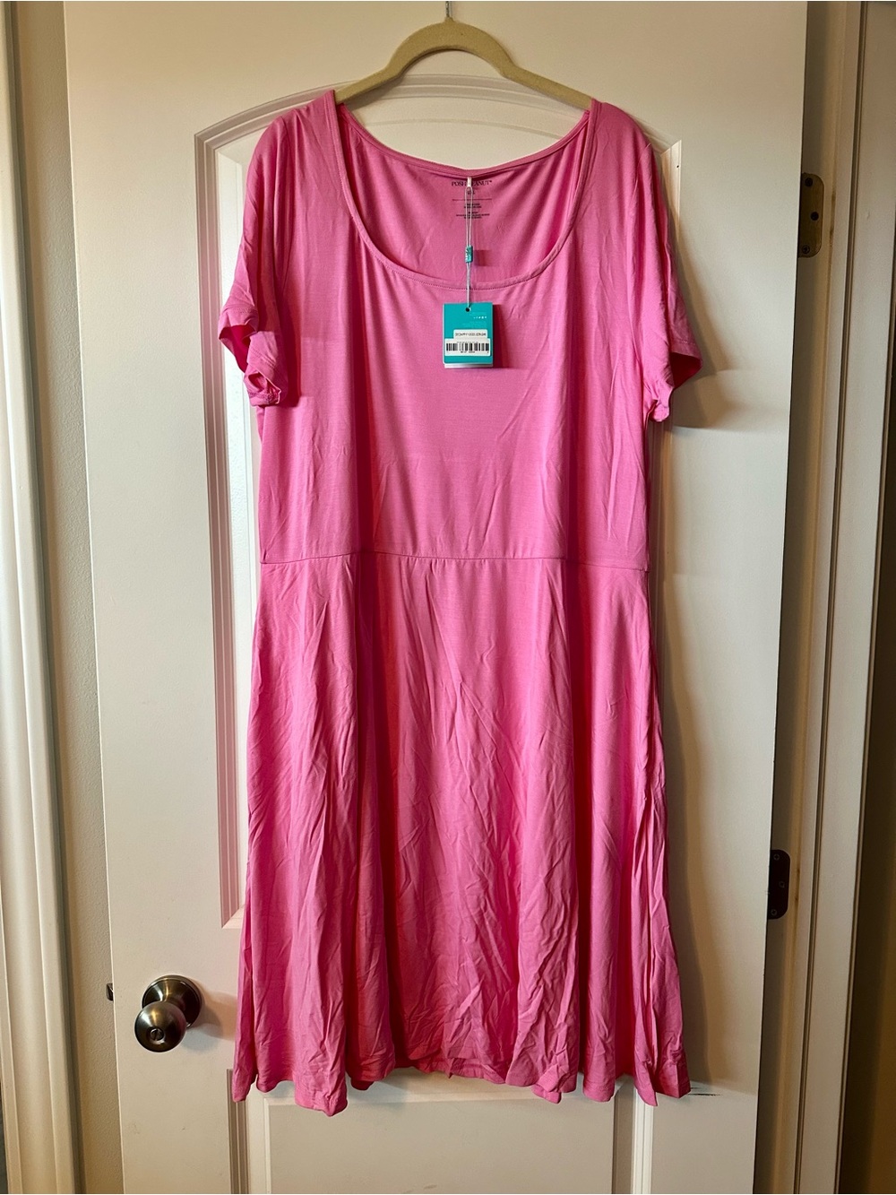 Posh Peanut Bamboo Dress - Cruisin’ Pink - 2XL